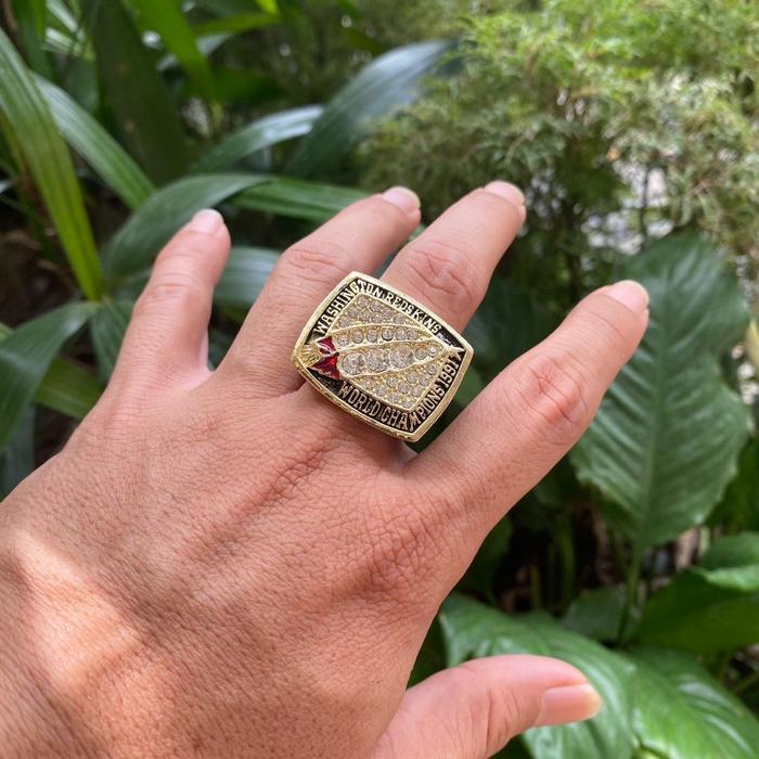 Cincin Washington Redskin Champion 1991 / Cincin Fans Juara NFL Batu Sintetis / Synthetic Fans Super