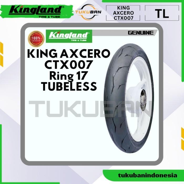 Ban Kingland Axcero CTX007 Ukuran 90/80-17 Ring 17 Tubeless