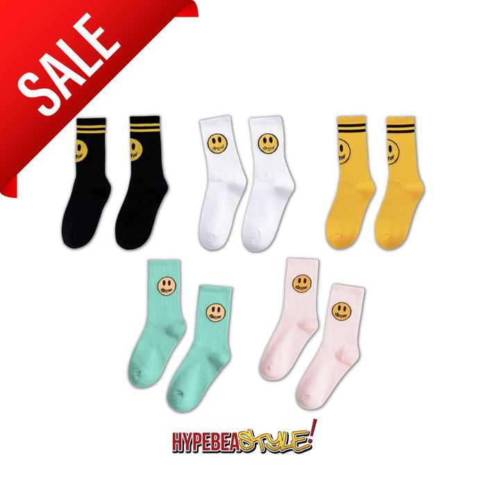 KAOS KAKI DREW HOUSE CLASSIC CREW SOCK STRIPE ORIGINAL