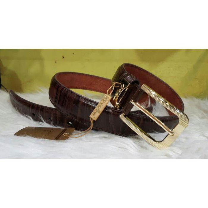Gesper Pria Gio 2000 Kulit Asli / Ikat Pinggang Kulit Gio 4 Warna Tali Pinggang Pria Kulit Asli GIO 