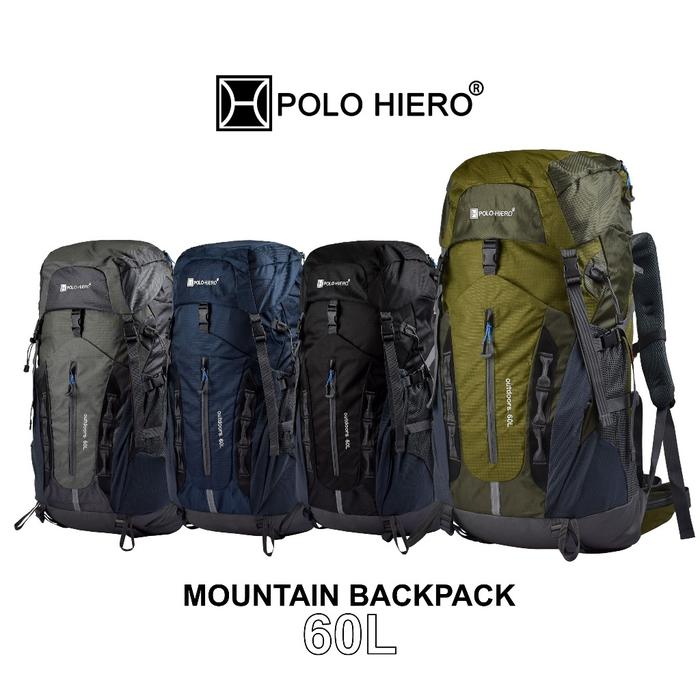 Tas Ransel Gunung Polo Hiero 3071 -60 Liter Tas Outdoor Camping