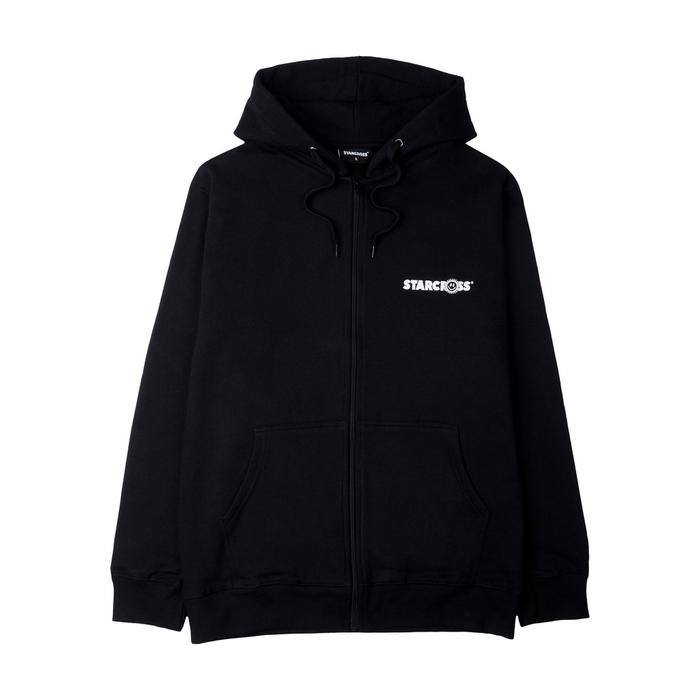 STARCROSS Zip Hoodie - JS ZH 101 - Black