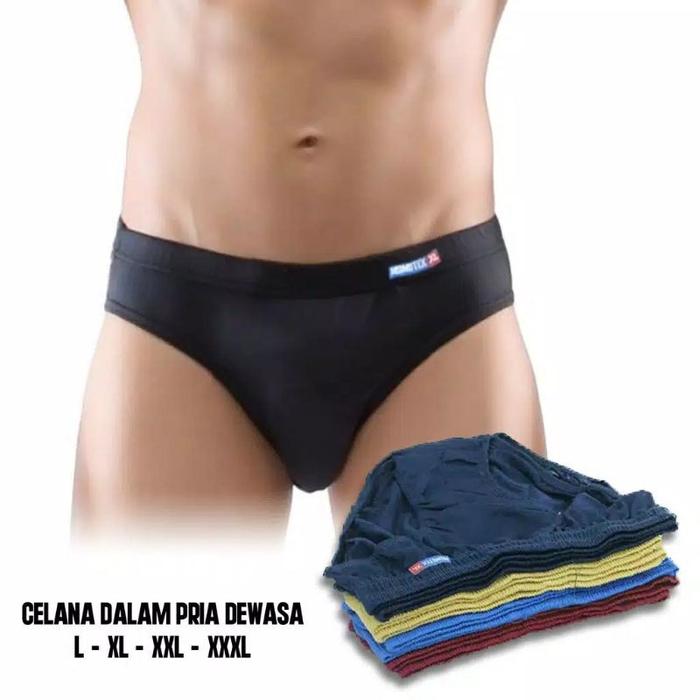 6 PCS (SETENGAH LUSIN) Celana Dalam Pria Dewasa Ferari | CD Pria Polos | Sempak Cowok | Sempak Polos