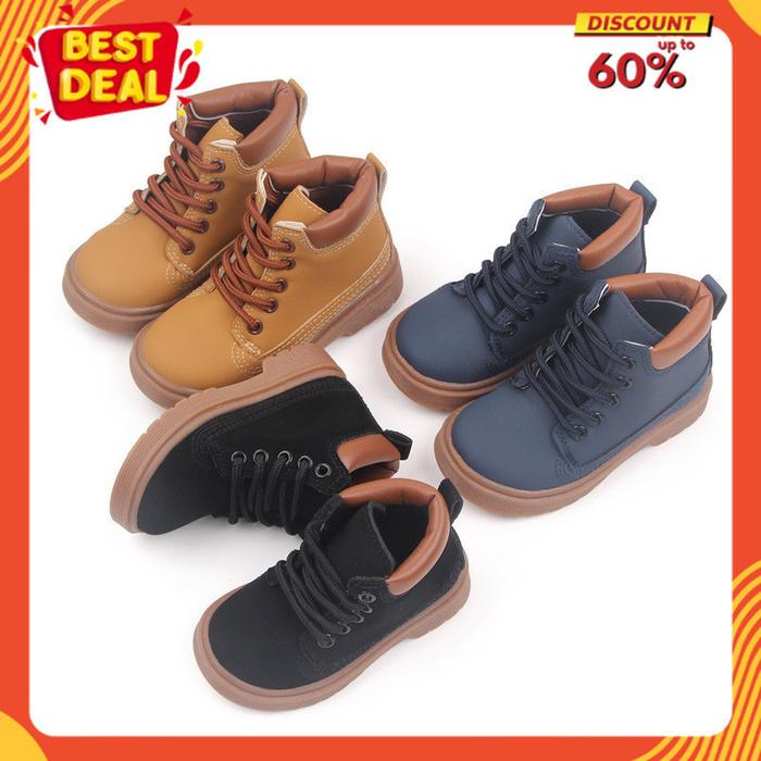 Bestdeal Sepatu Boot Boots Buts Bot Tinggi Anak Anak Laki Laki Perempuan Cewek Cowok Canvas Kanvas S