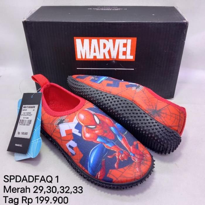Sepatu Anak Cowok Karakter By Marvel X Nevada Spiderman Iron Man (Best Quality)