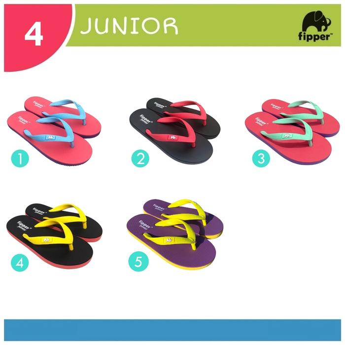 Fipper Junior / Sandal Jepit Anak / Fipper Anak Uk 4 (Size 34) (Best Quality)