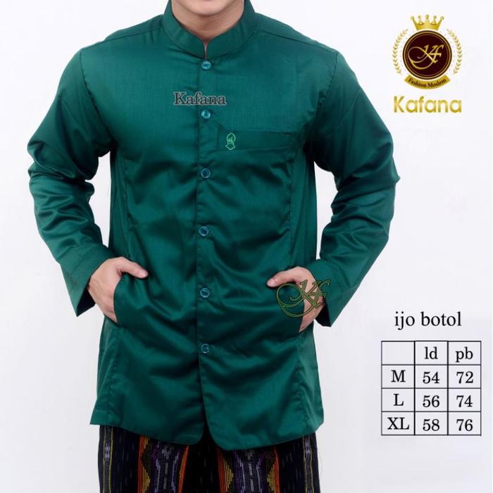 KOKO HALUS SEMI JAS / JASKO/ Koko Kafana Koko Jumbo Ukuran Besar/jasko santri/atasan pria dewasa/pak