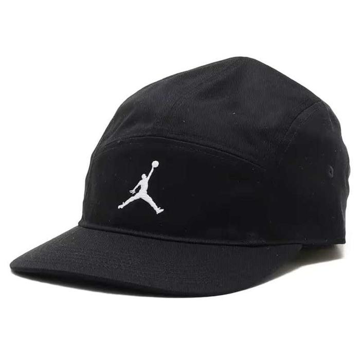 Topi Caps Nike Jordan Fly Flat Bill Hat Black Size L/XL ORIGINAL
