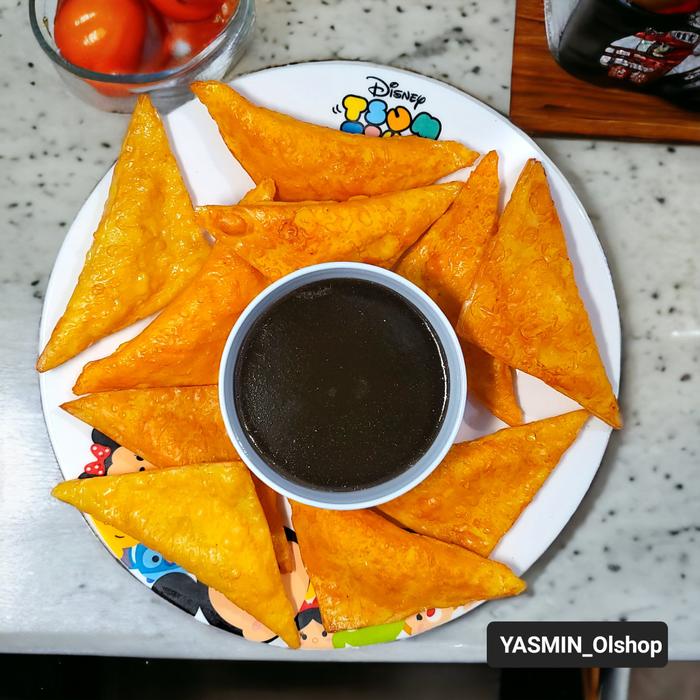 Replika makanan pangsit goreng /dummy makanan Pangsit goreng/Replika mainan Pangsit Goreng /dekorasi