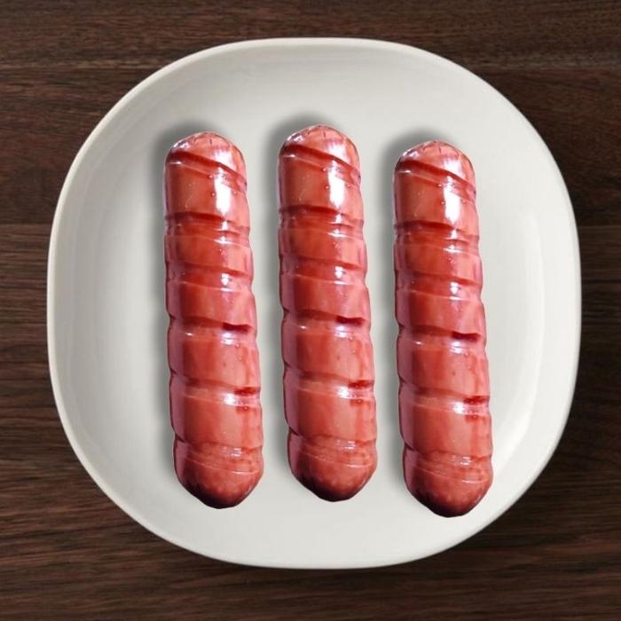 Replika makanan sosis bakar ayam & sapi / dummy sosis / Mainan anak / Edukasi anak / Dekorasi meja m