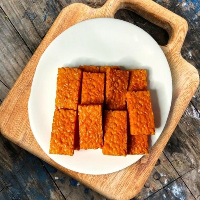 Replika makanan Tempe / dummy makanan / jajanan awet /Mainan anak / Edukasi anak / Dekorasi meja mak