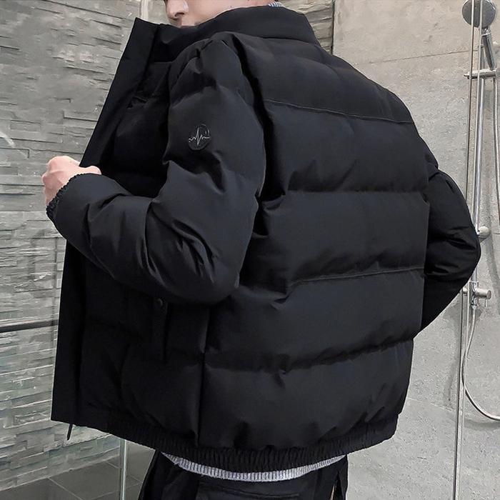 Collector's Choice Winter Men's Golf Jacket | Casual Stand Collar Coat | Warm Thicken Cotton | Styli