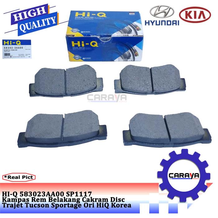 Kampas Rem Belakang Cakram Disc Trajet Tucson Sportage Ori Hiq Korea