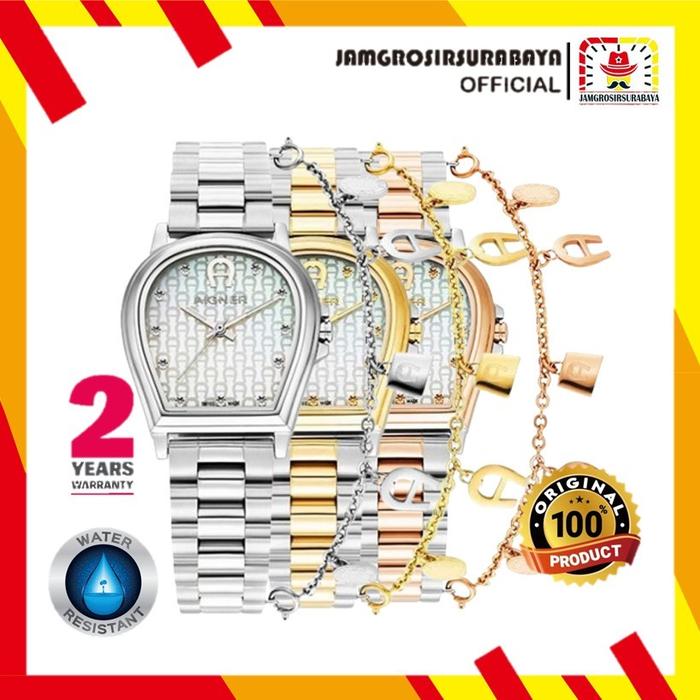 PROMO!!! Jam Tangan Wanita Aigner AGW.252001 AGW.252002 AGW.252004 Alba Stainless Steel Strap Origin