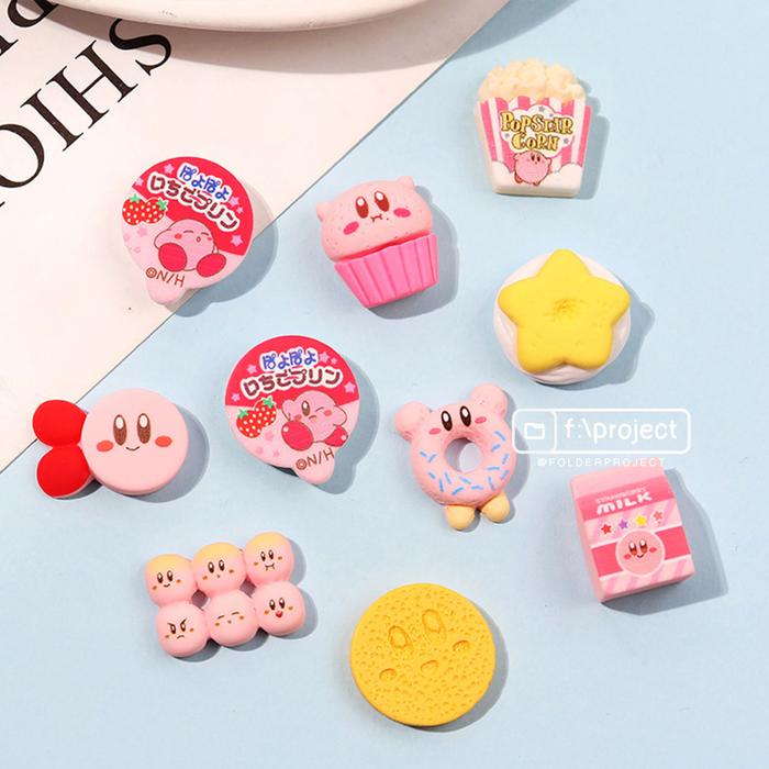 (READY) DIY KIRBY MINIATURE 1:12 | planet popstar resin clay dekorasi dekor miniatur makanan hiasan 