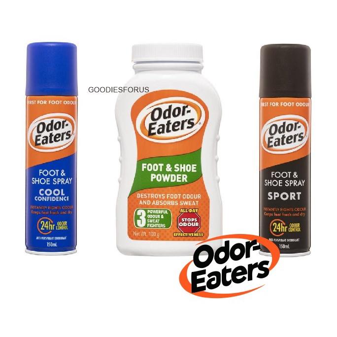 NEW ODOR EATERS FOOT AND SHOE SPRAY/FOOT AND SHOE POWDER/PENGHILANG BAU KAKI