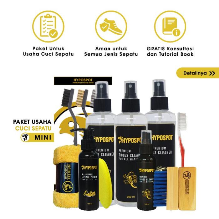 NEW PAKET USAHA MINI HYPOSPOT - USAHA CUCI LAUNDRY SEPATU MURAH - LAUNDRY PEMBERSIH SEPATU