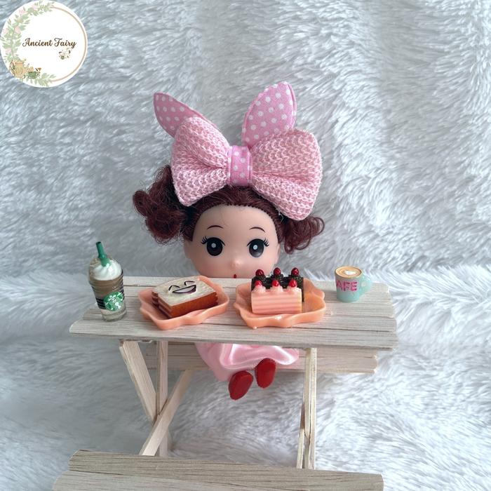 Miniature food and drink play for doll house. Makanan minuman miniatur cute food mainan rumah boneka