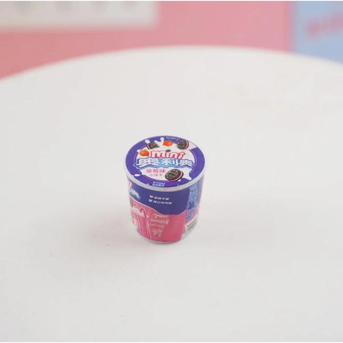 Miniatur Snack Bucket skala 1:6 1:12 - Miniature Noodle Bucket - Miniatur Mie Instan Cup untuk Maina