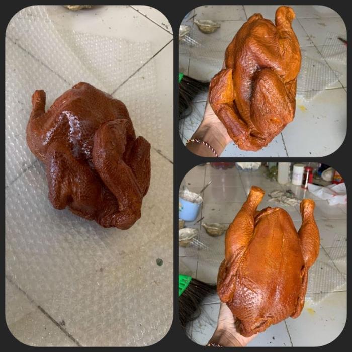 replika ayam potong (utuh) ayam bekakak dummy ayam replika/food model