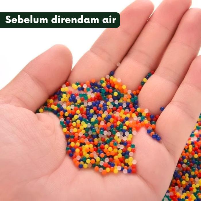 Workplant - Hydrogel (Water Beads) Rainbow Untuk Media Tanam Hydroponik