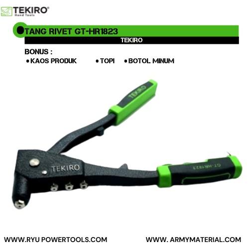 Tang Rivet Tekiro GT-HR1823 Original Hand Revitter Ripet Rifet Riveter Tang Rivet Hitam Tang Rivet T