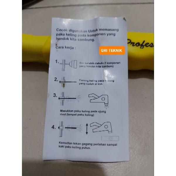 4150-100 !!! TANG RIVET HASSTON / HAND RIVETER HASSTON / TANG RIPET / TANG PAKU TEMBAK