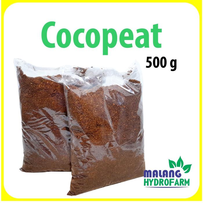 Media Tanam Cocopeat 500 gram bubuk sabut kelapa coco peat kering bibit benih cangkok cabai hidropon