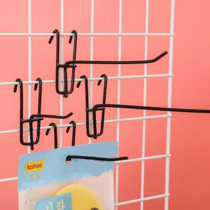 Single ram 15cm hook ram gantungan aksesories konter hp cantolan barang pajangan toko sparepart dll