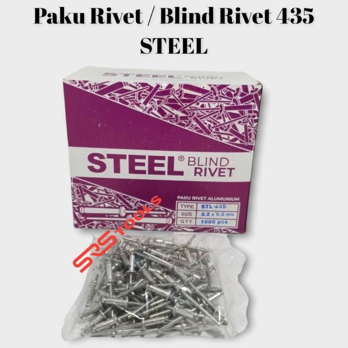 STEEL Paku Ripet 435 3,2x9,5 mm Premium High Quality / Paku Rivet