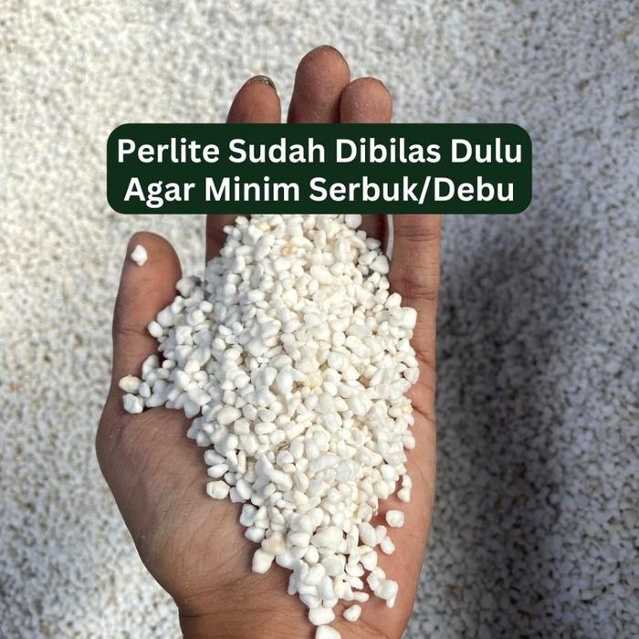 Workplant - Perlite Eropa 4-7mm (5 Liter) Media Tanam Porous Untuk Kaktus Sukulen Hidroponik Dan Tan
