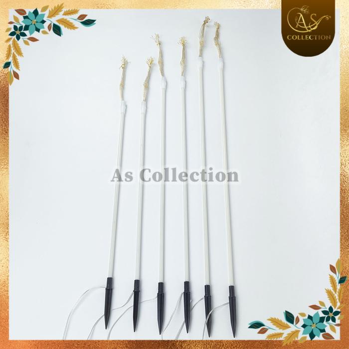 Lampu Standing FireWorks Laba-Laba Kembang Api 1 Set isi 6 Standing untuk Hias Halaman Taman Cafe Ru