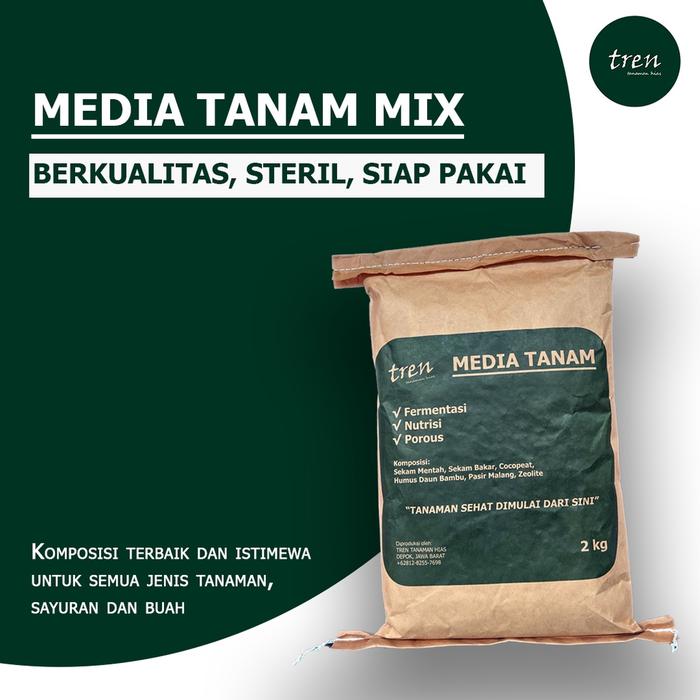 MEDIA TANAM MIX | Media Tanam Premium by TREN TANAMAN HIAS