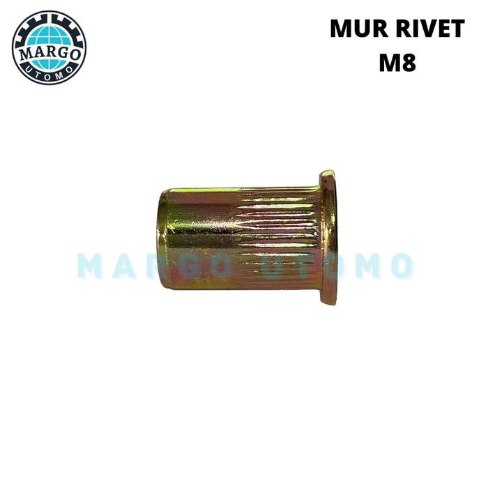 Rivet Nut / Mur Keling Rivet Flat M8 - 4PCS