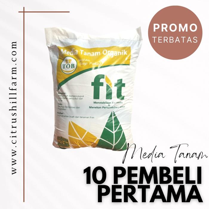 PROMO MEDIA TANAM TOB + GUANO - MEDIA TANAM SIAP PAKAI - TANAH MEDIA TANAM - khusus GOJEK GRAB