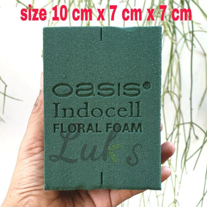 OASIS INDOCELL wet floral foam media tanam stek cangkok busa bunga hidup