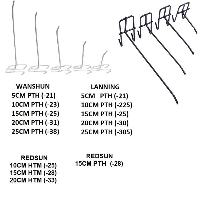 Cantolan Ram Kawat Putih-Gantungan Aksesoris Hook Ram Harga/12pc