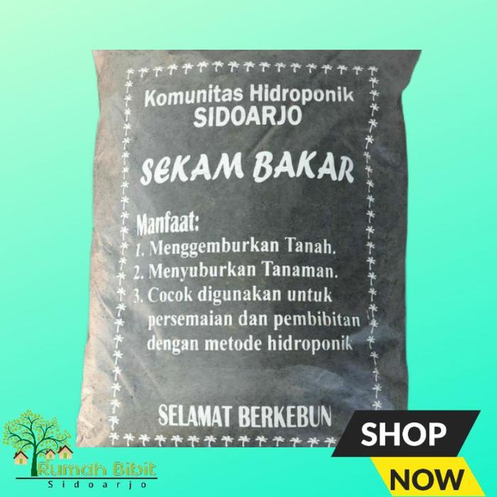 Media Tanam Hidroponik Sekam Bakar Premium