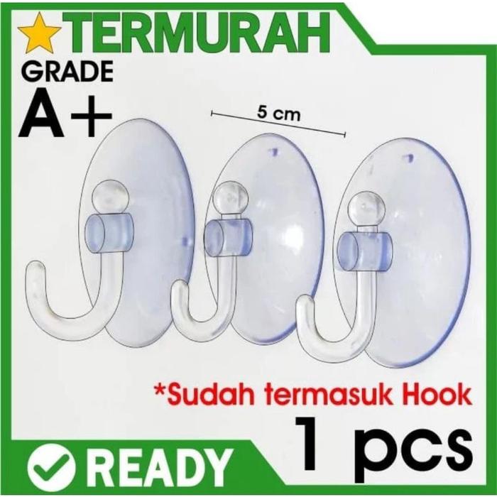 Gantungan Cantolan Hook Karet Kaca Keramik Dinding
