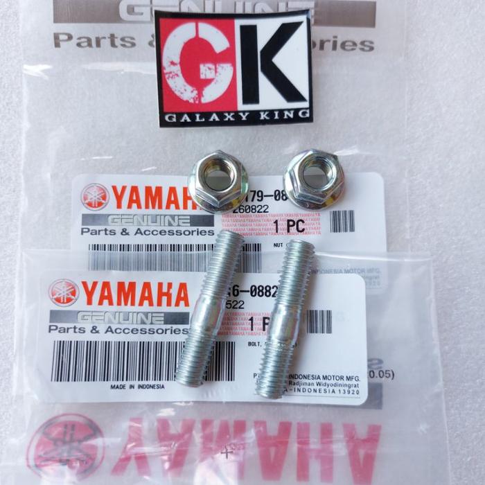 BAUT MUR KNALPOT SET RX KING RXZ RXS VIXION SCORPIO BYSON AEROX 155 NMAX JUPITER MX WR155 ORIGINAL