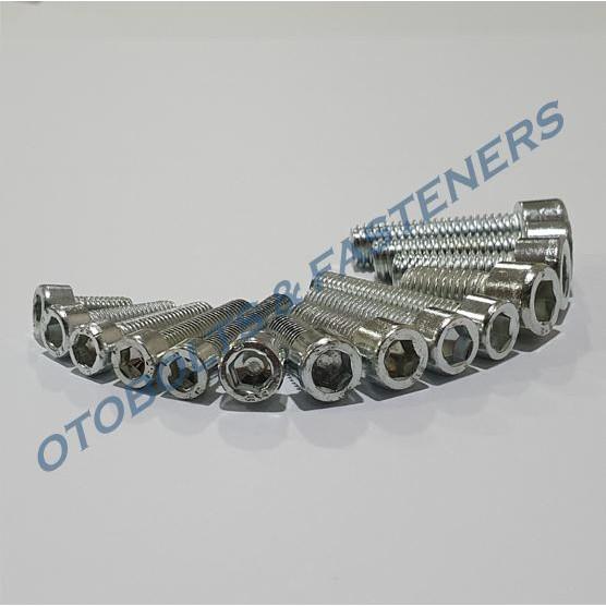 [PAKET 50PCS] Baut L 6 x 40 Baja 8.8 / Baut L M6 / Baut Socket