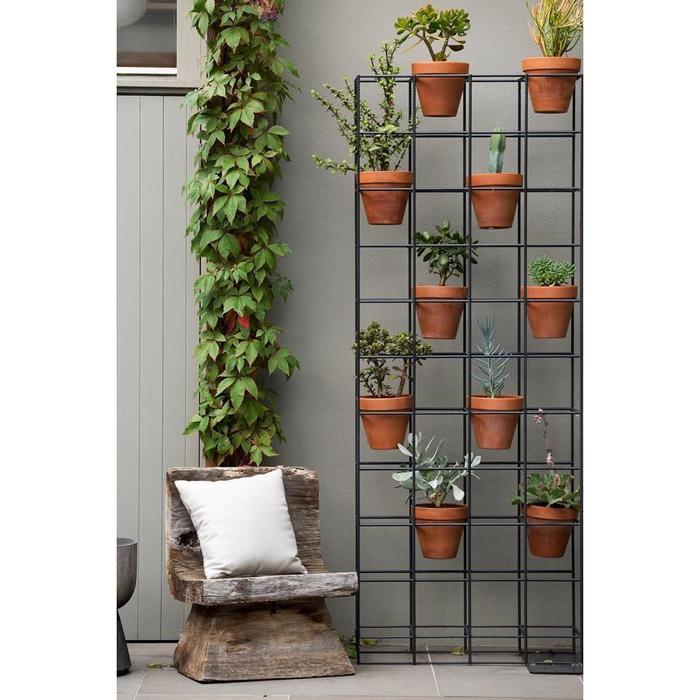 Vertikal Garden Besi Kotak Skat ruangan dekorasi artificial taman Wall Planter Pot Dinding