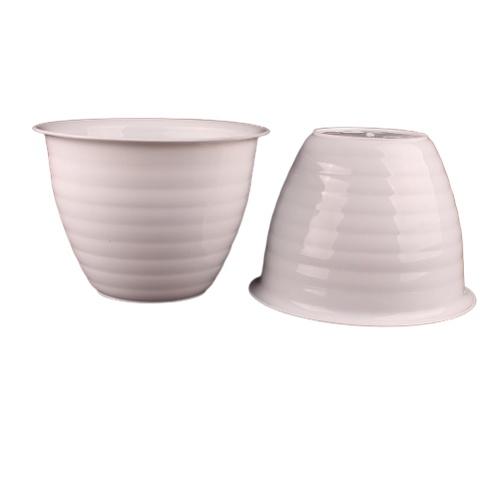 Pot Bunga Motif Tawon Putih diamter 21cm 24cm 27cm 30cm / POT TANAMAN - POT TAWON - POT TANAMAN HIAS
