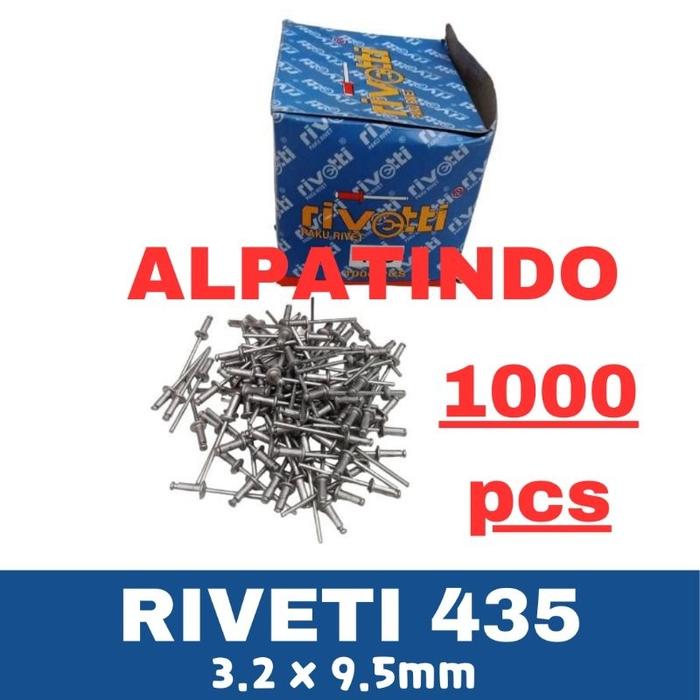 PAKU RIVET 435 RIVETTI RIVETI 1000pcs / Paku Rivet 3.2 mm