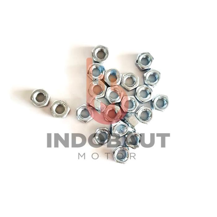 Mur Putih M6 Baut Kunci 10