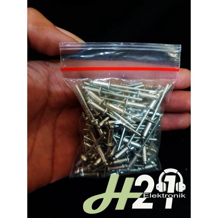 Paku rivet rivetti 435 paku keling riveti paku tembak riveti 100 pcs