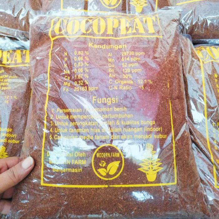 COCOPEAT MURNI 100% HALUS & KERING MEDIA TANAM SEMAI & MICROGREEN / SAK