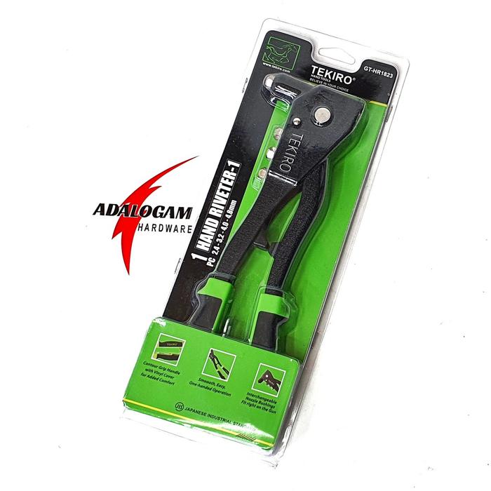 TEKIRO Hand Riveter - 1 Tang Rivet Rifet Ripet