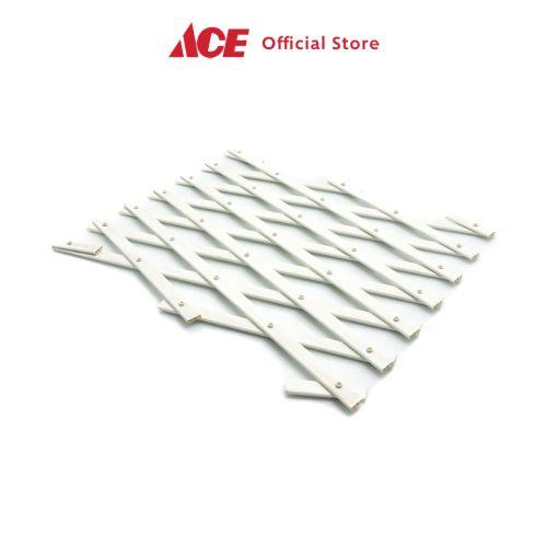 Ace Teralis Plastik 0.5X1.5 M - Putih Pagar Tanaman Taman Garden Fence Trellis Pager Serbaguna