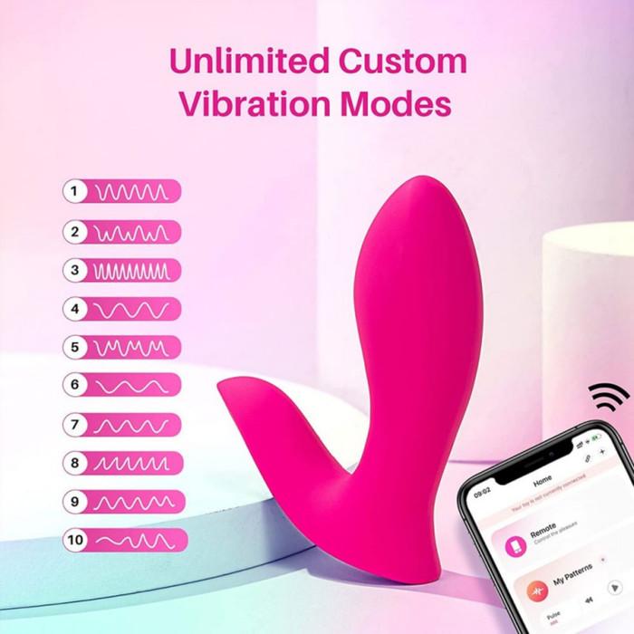 Lovense Flexer Insertable App-Controlled Dual Panties Vibrate - Lovrense Wearble Panty Vibrate